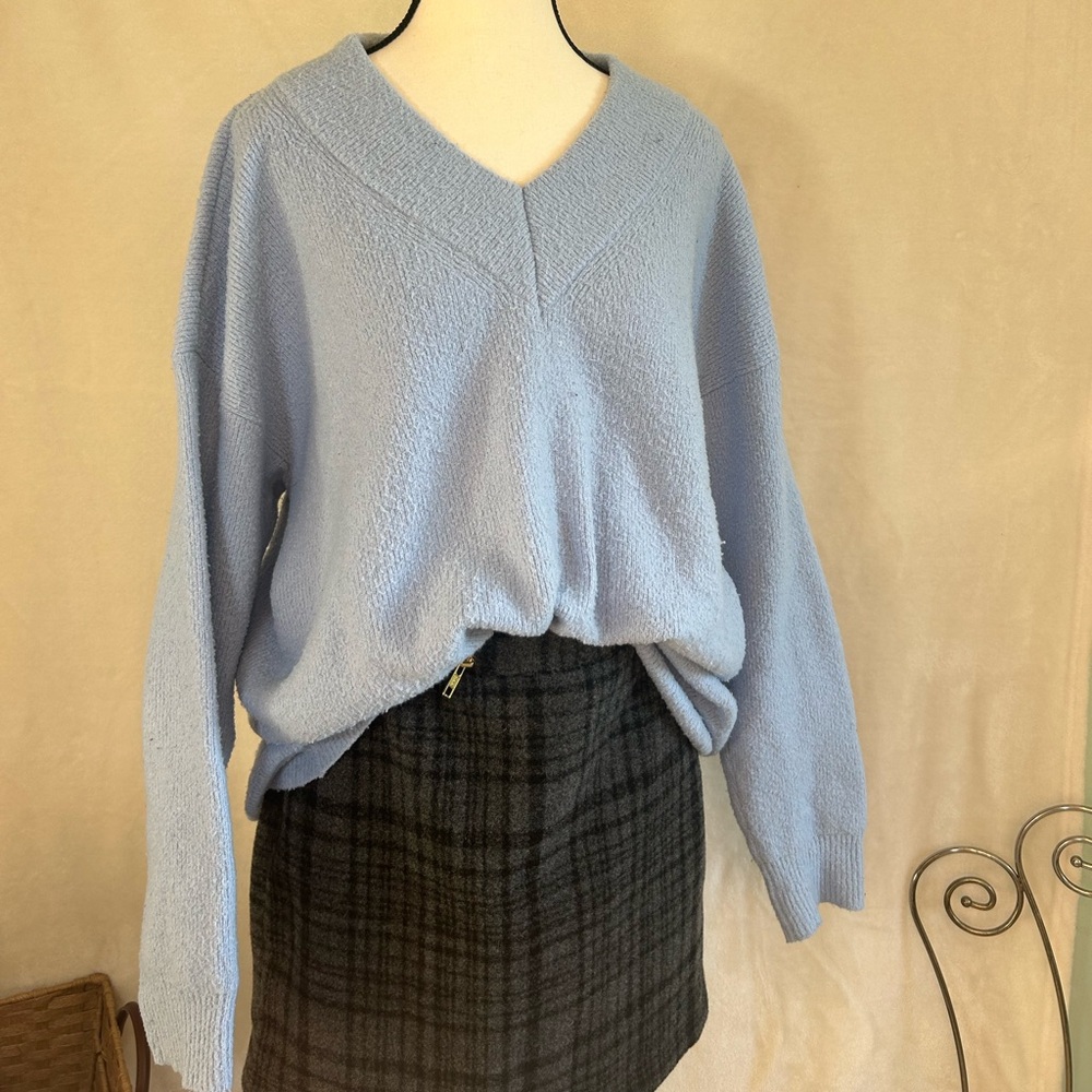 Oversized Light Blue Sweater
